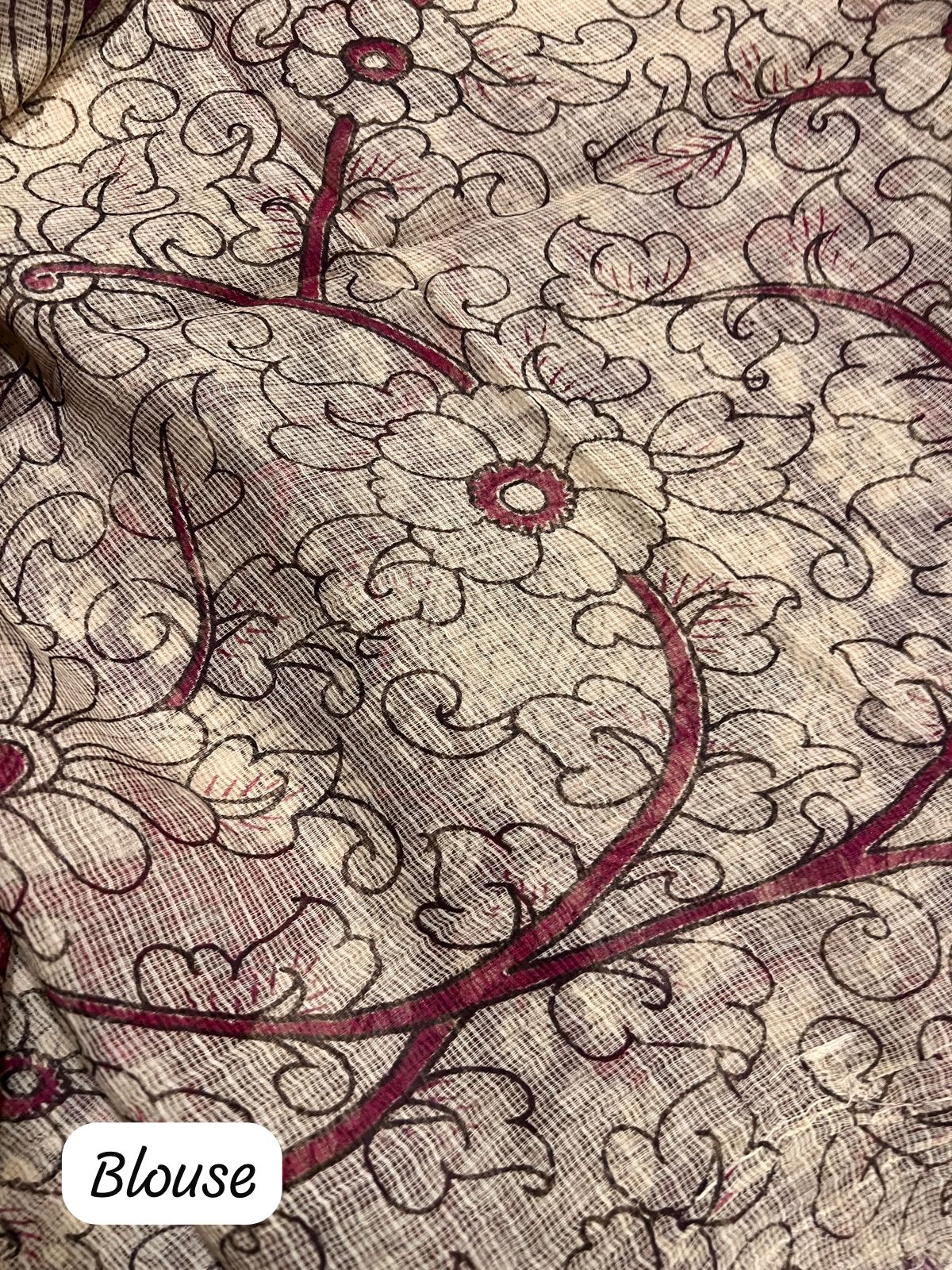 KOTA DORIYA KALAMKARI PRINT SAREE