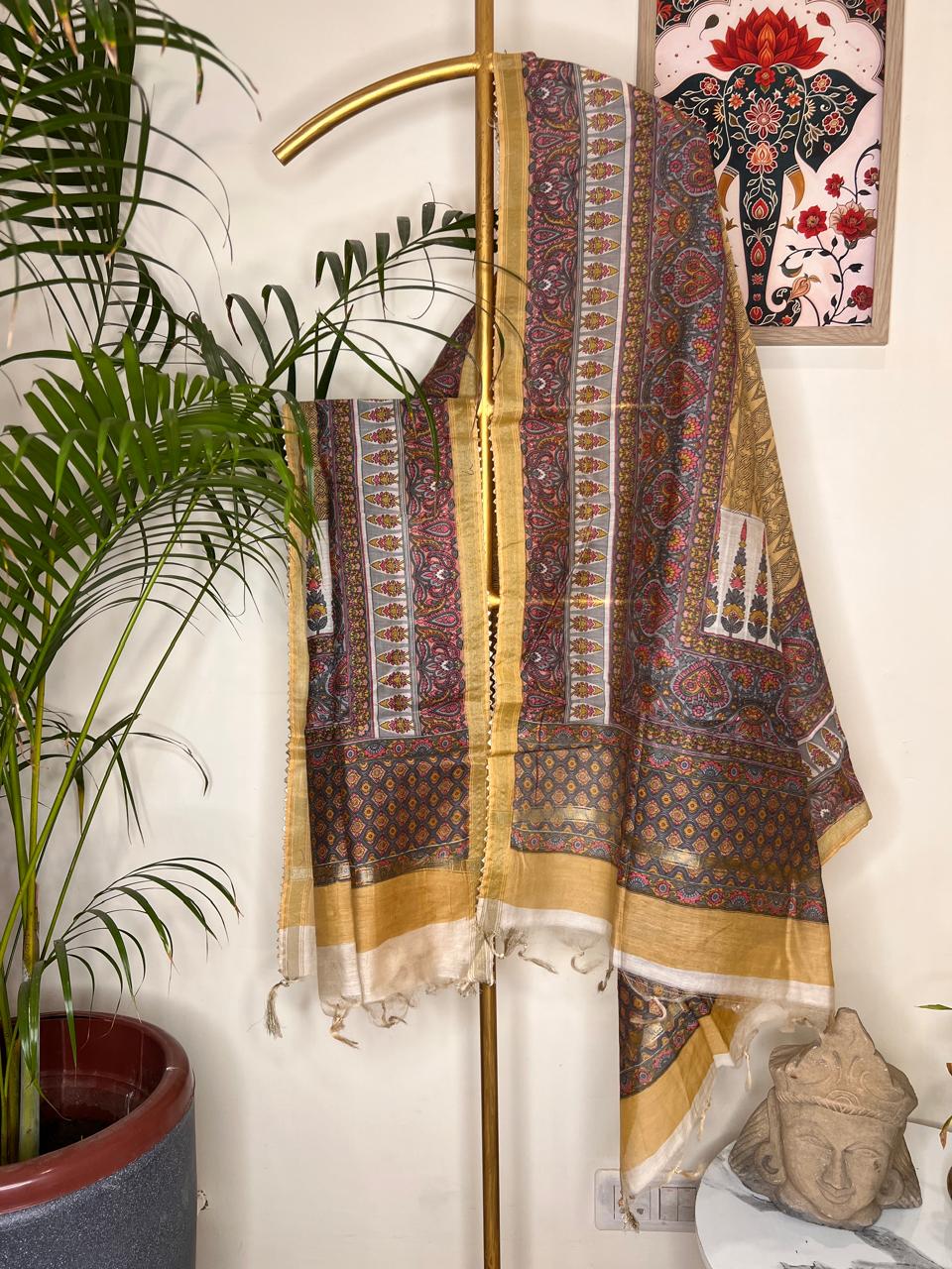 MAHESHWARI SILK DUPATTA