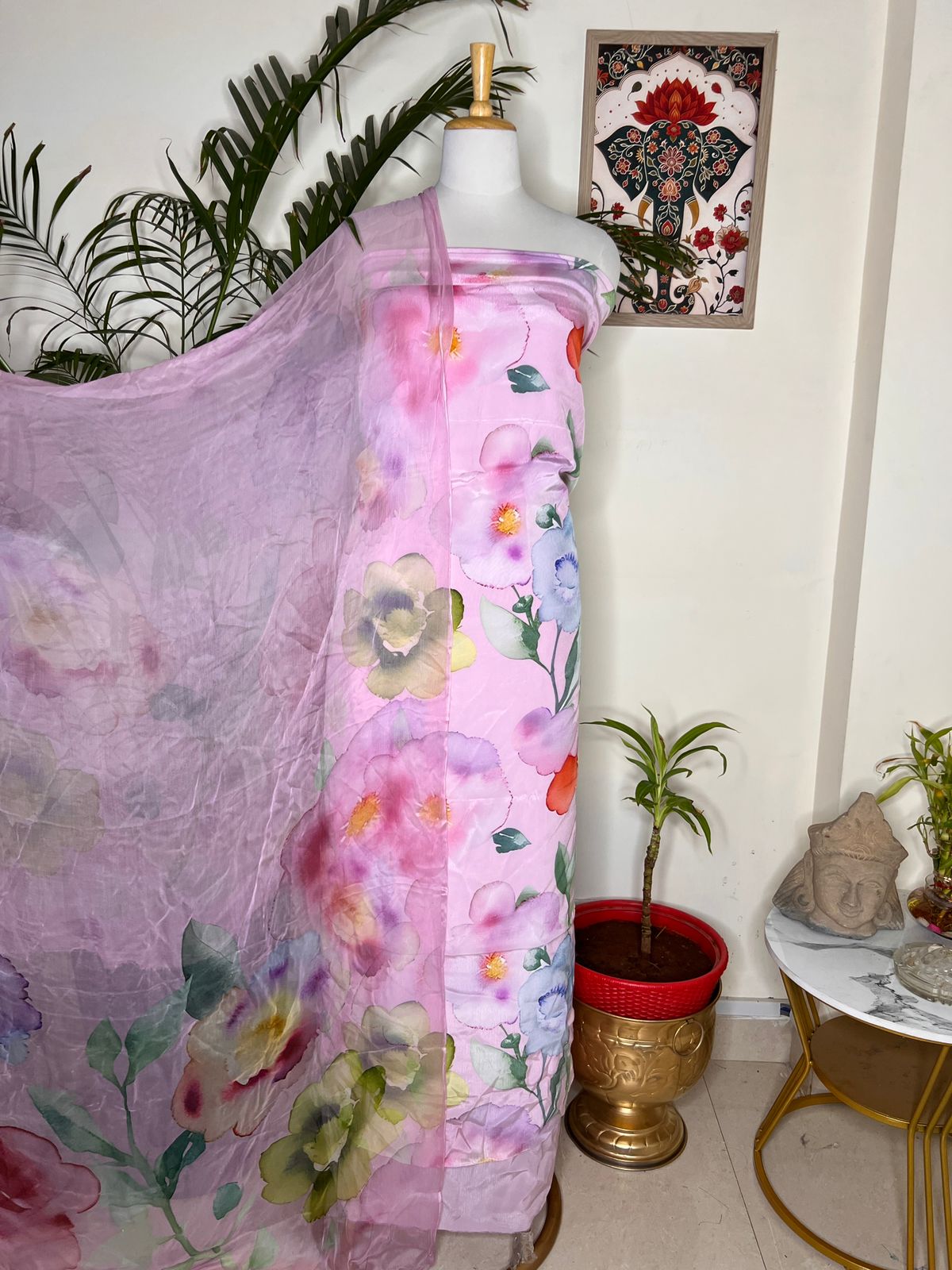 FINE CREPE DIGITAL PRINT SET