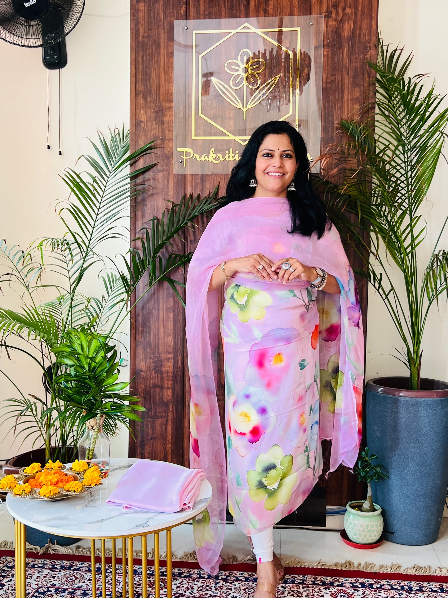 FINE CREPE DIGITAL PRINT SET