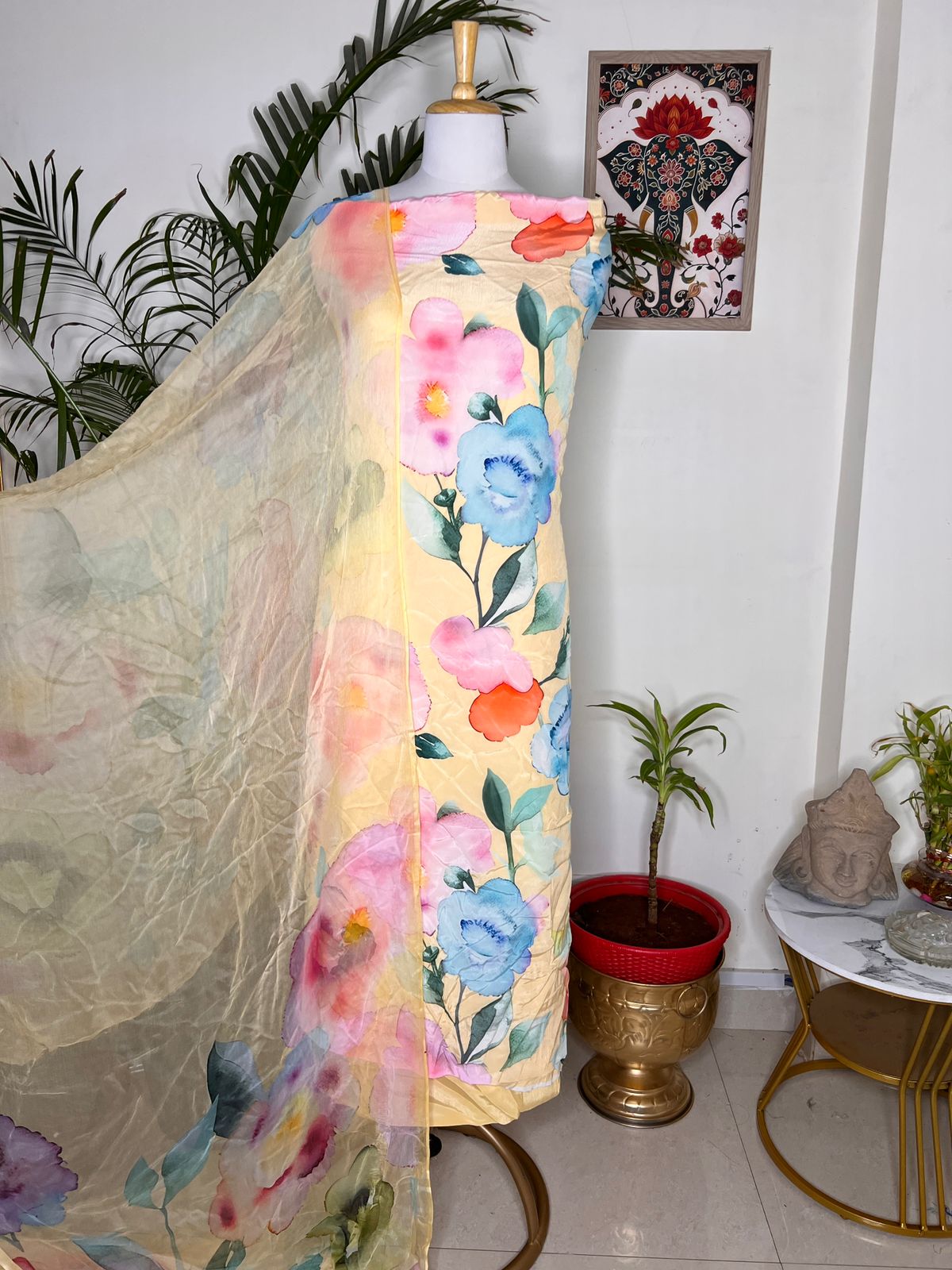 FINE CREPE DIGITAL PRINT SET