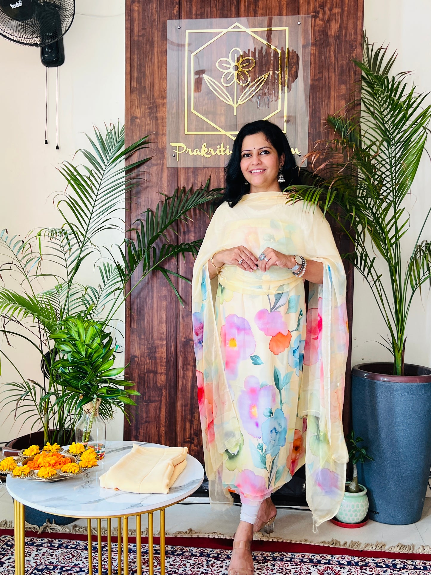 FINE CREPE DIGITAL PRINT SET