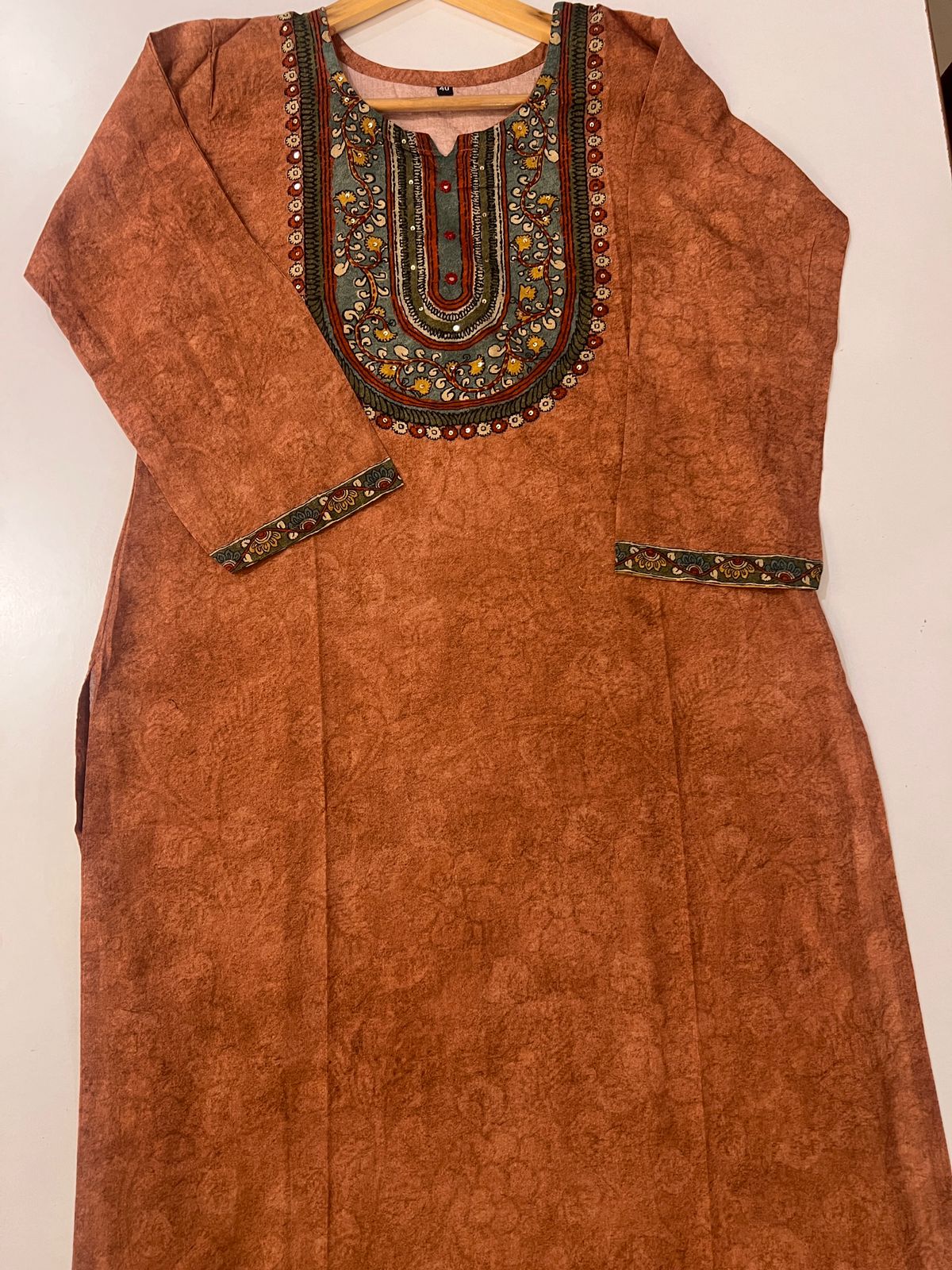 COTTON KALAMKARI KURTI