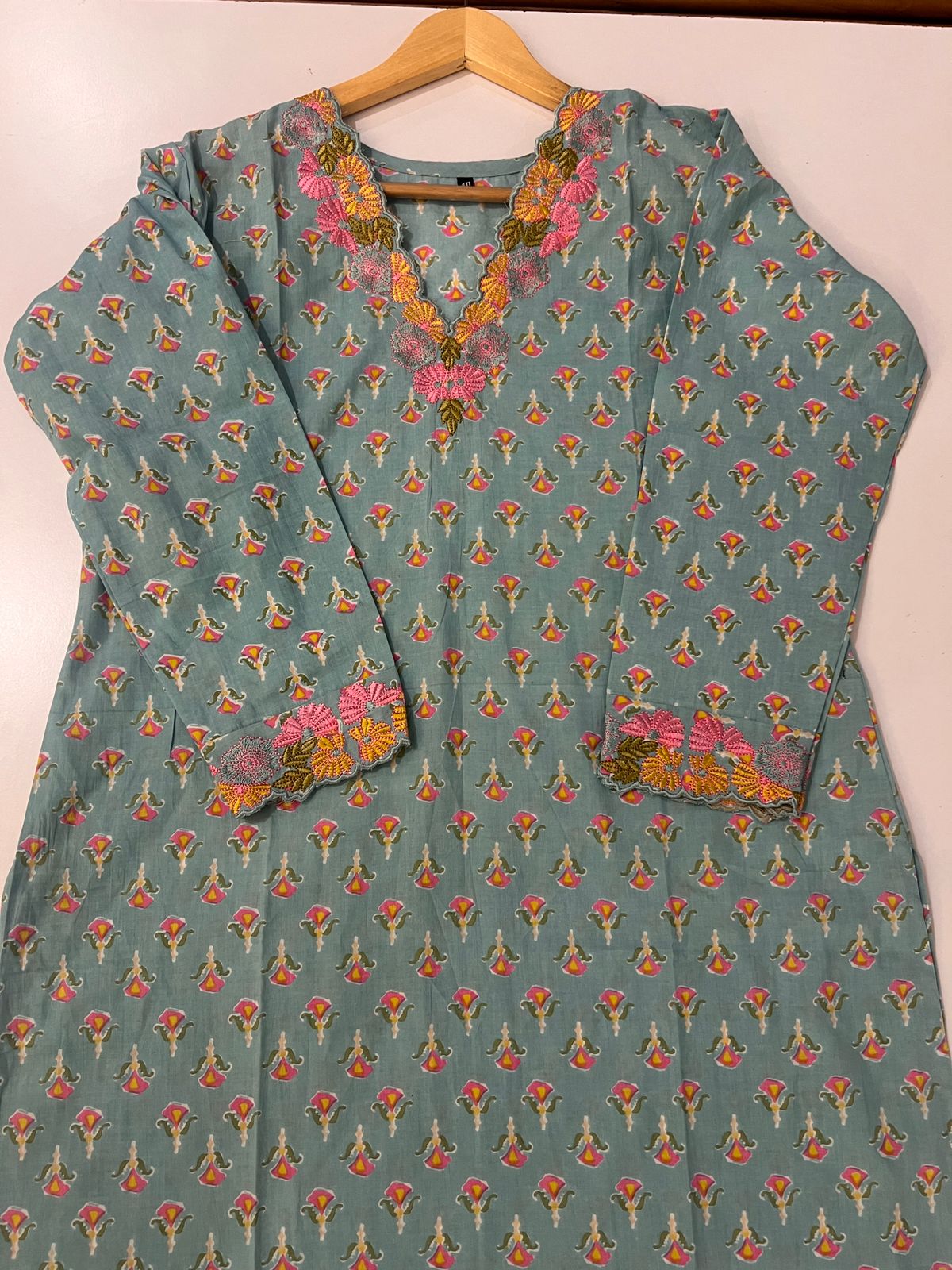 COTTON BLOCK PRINT KURTI