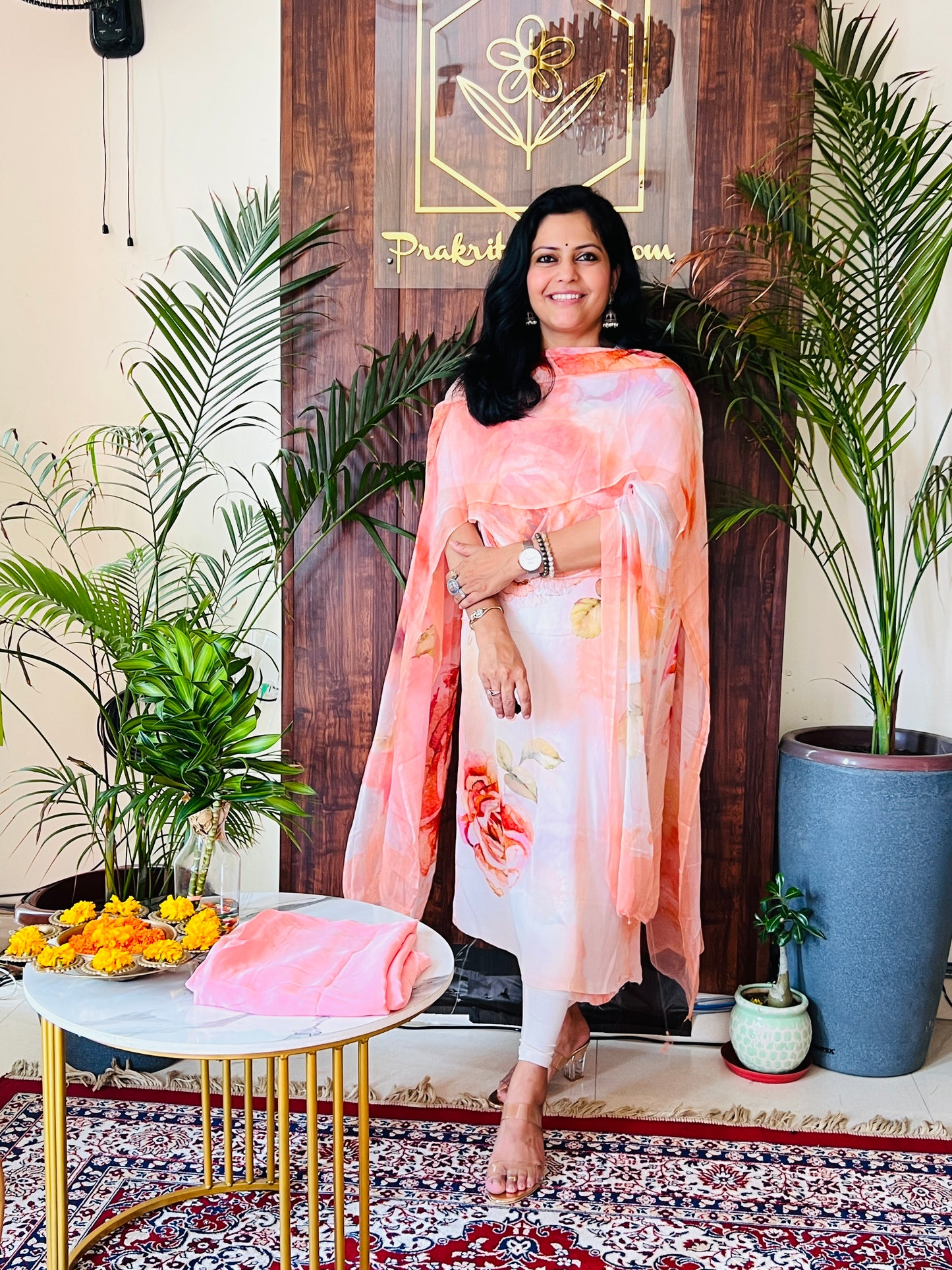 FINE CREPE DIGITAL PRINT SET