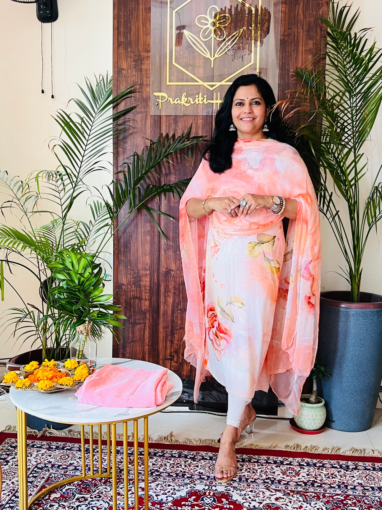 FINE CREPE DIGITAL PRINT SET