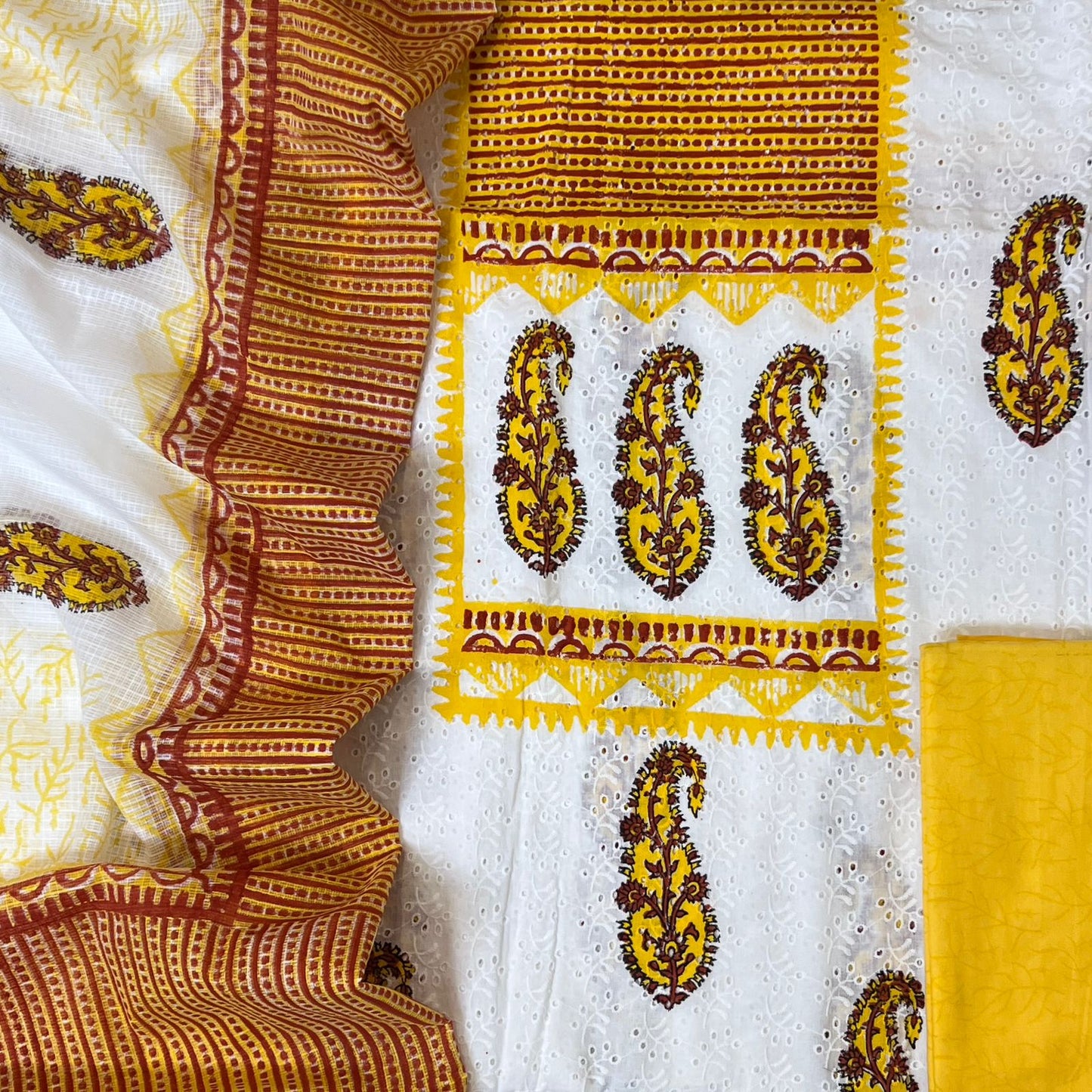 COTTON HAKOBA BLOCK PRINT SET