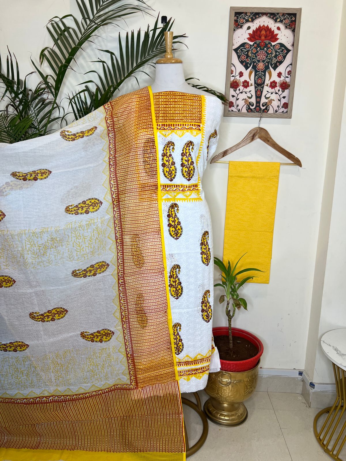 COTTON HAKOBA BLOCK PRINT SET