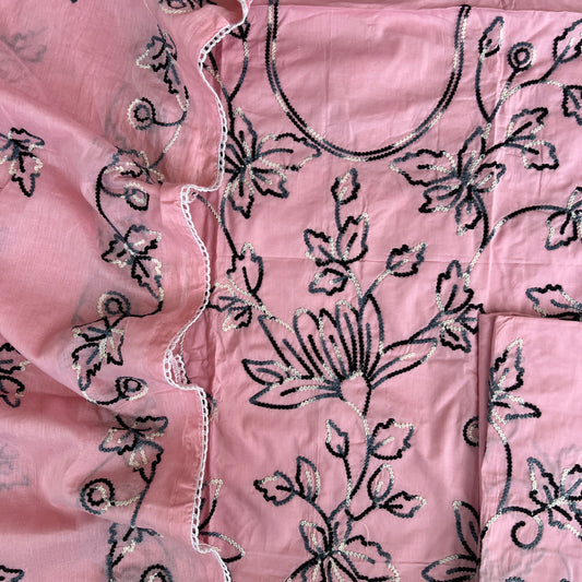 COTTON EMBROIDERY SUIT