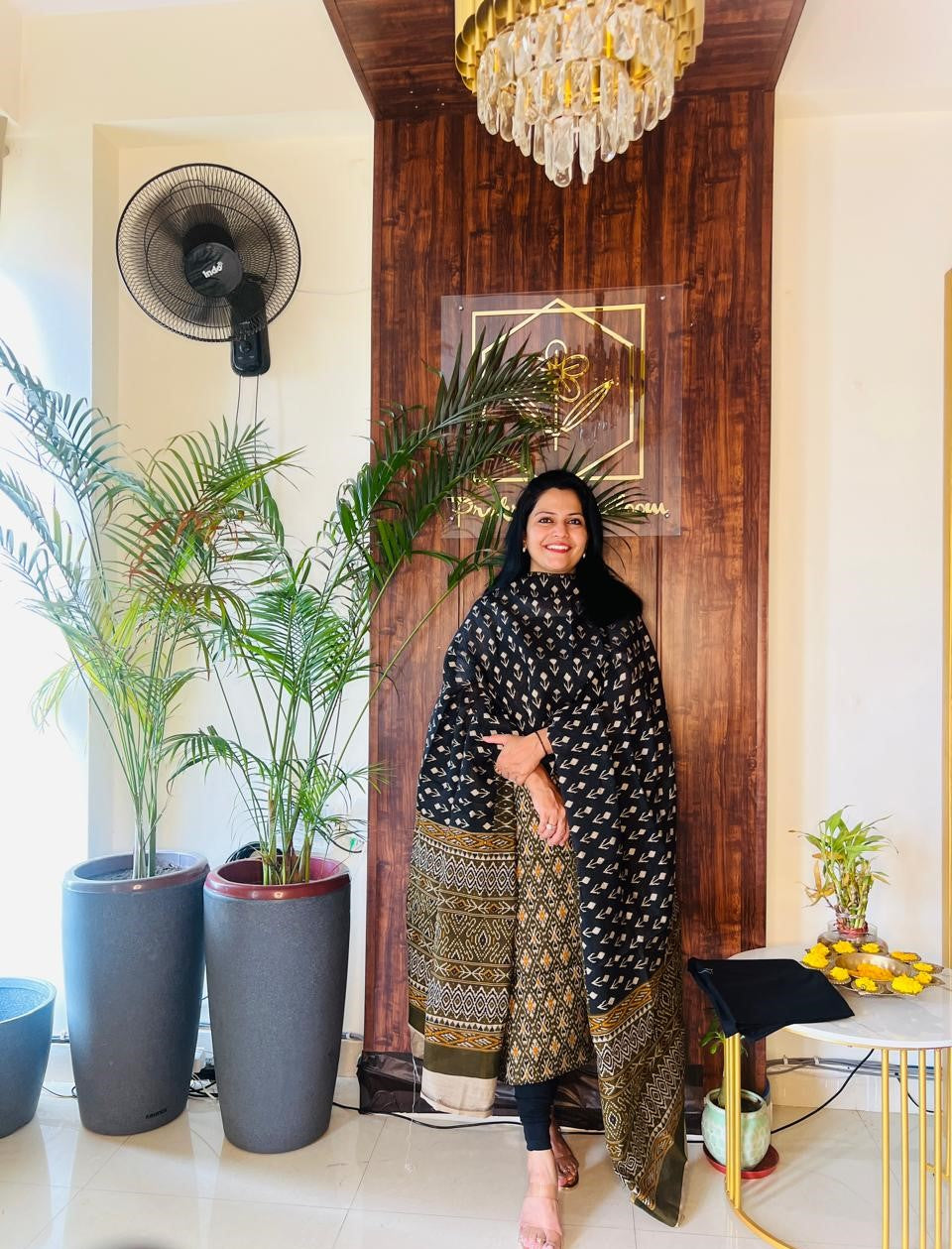 COTTON SILK PATOLA PRINT SUIT