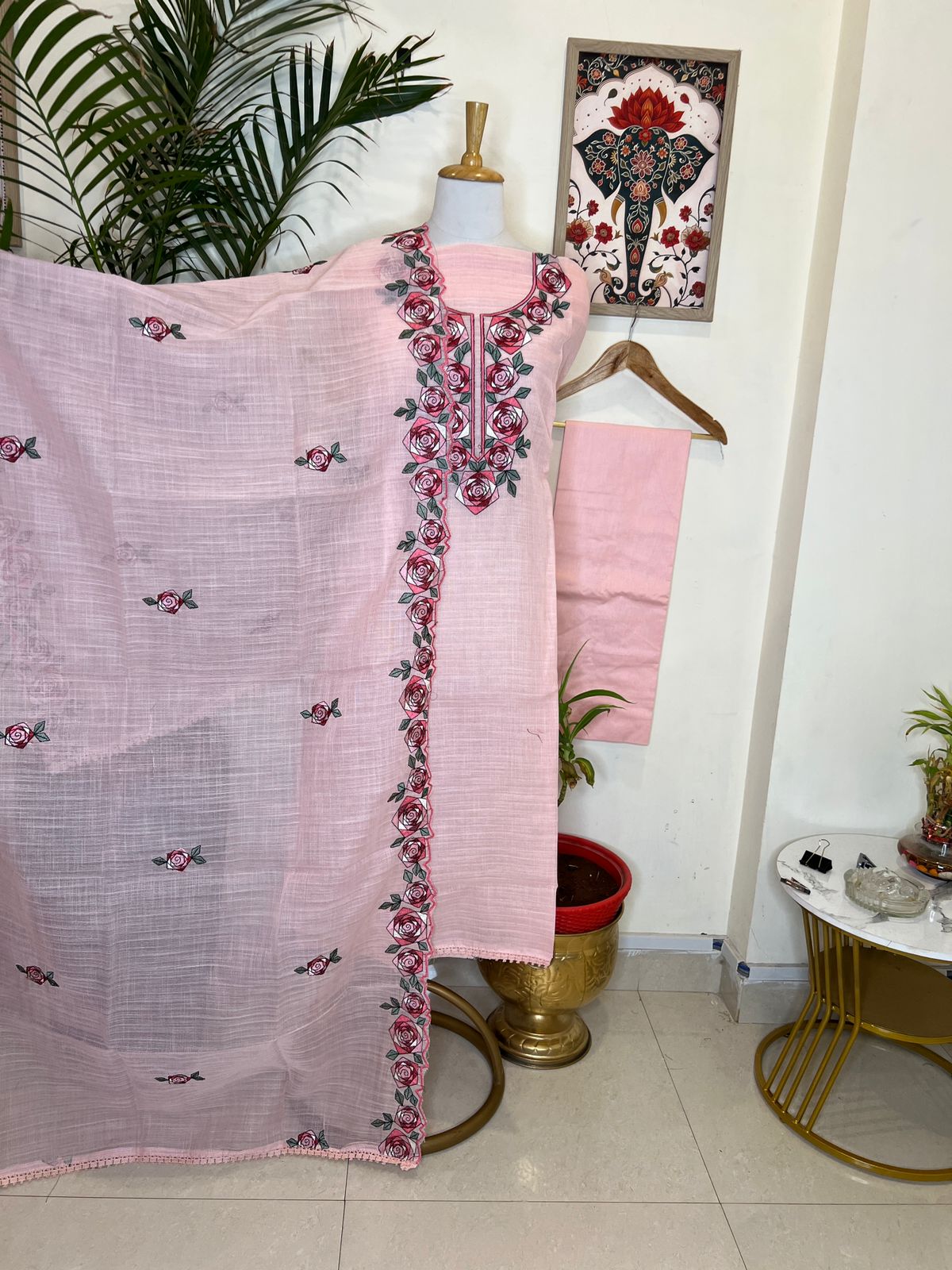 KOTA DORIYA EMBROIDERY SET