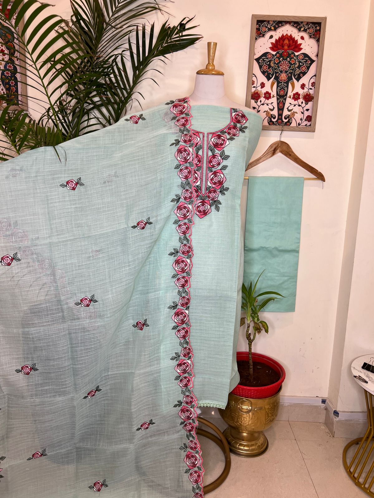 KOTA DORIYA EMBROIDERY SET