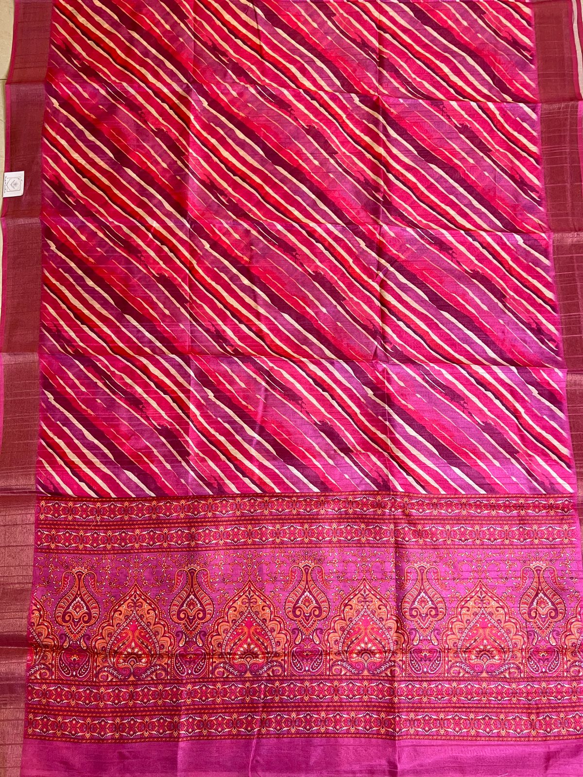 COTTON SILK LEHRIYA SAREE