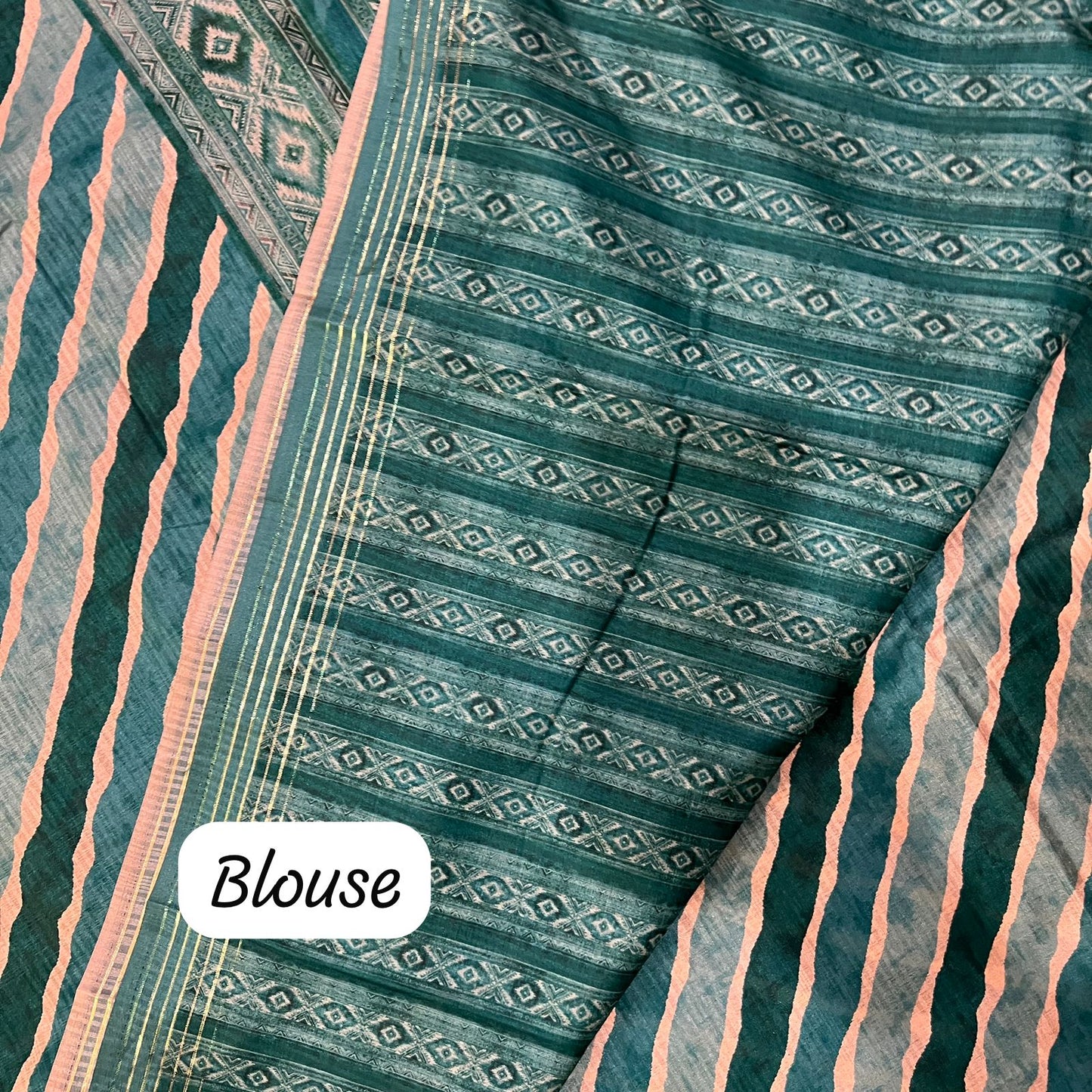 COTTON SILK LEHRIYA SAREE