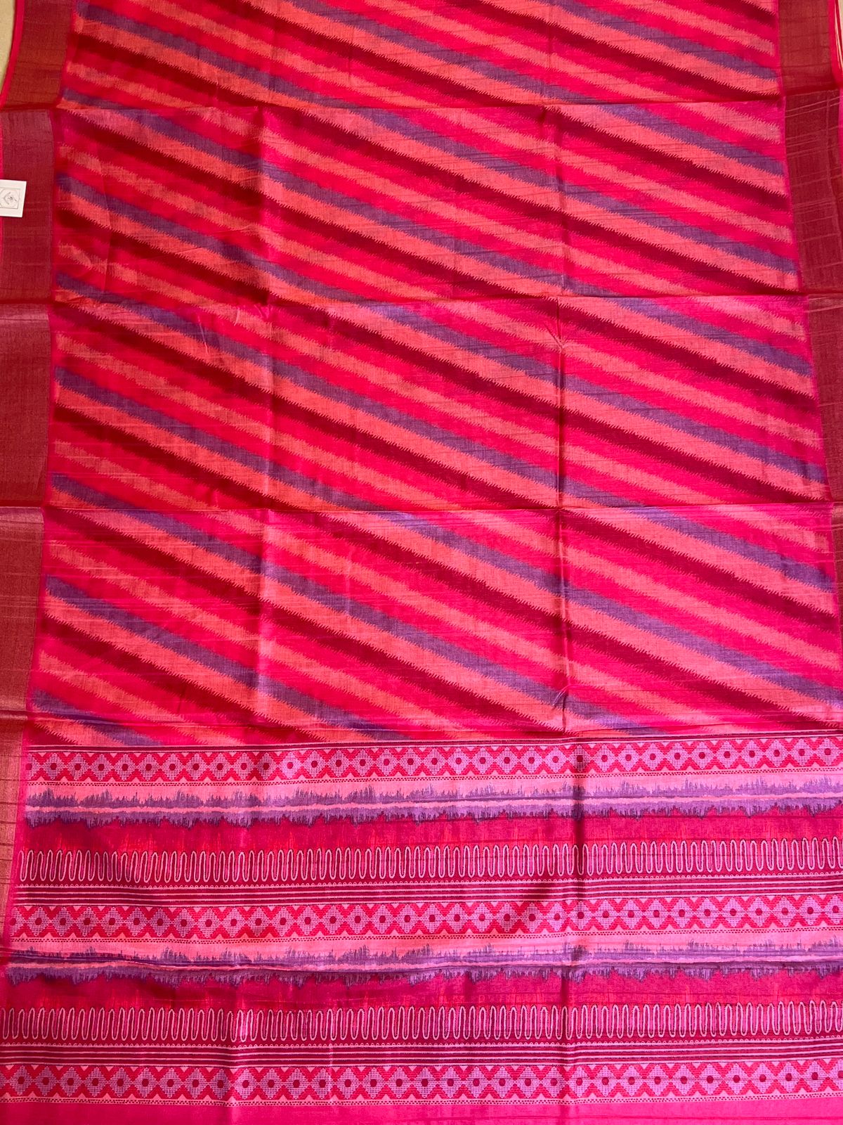 COTTON SILK LEHRIYA SAREE