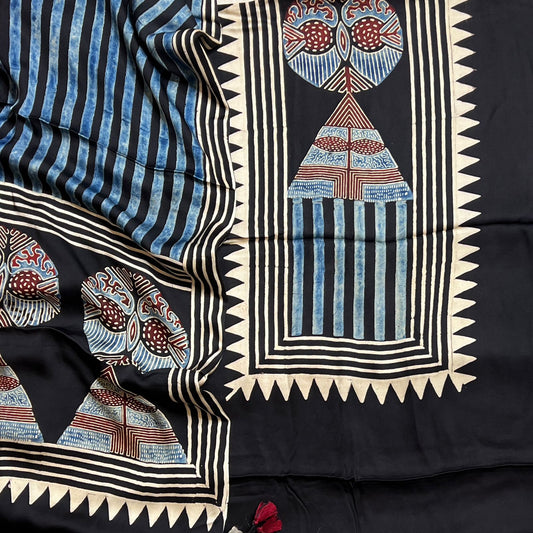 AJRAKH MODAL SILK SUIT