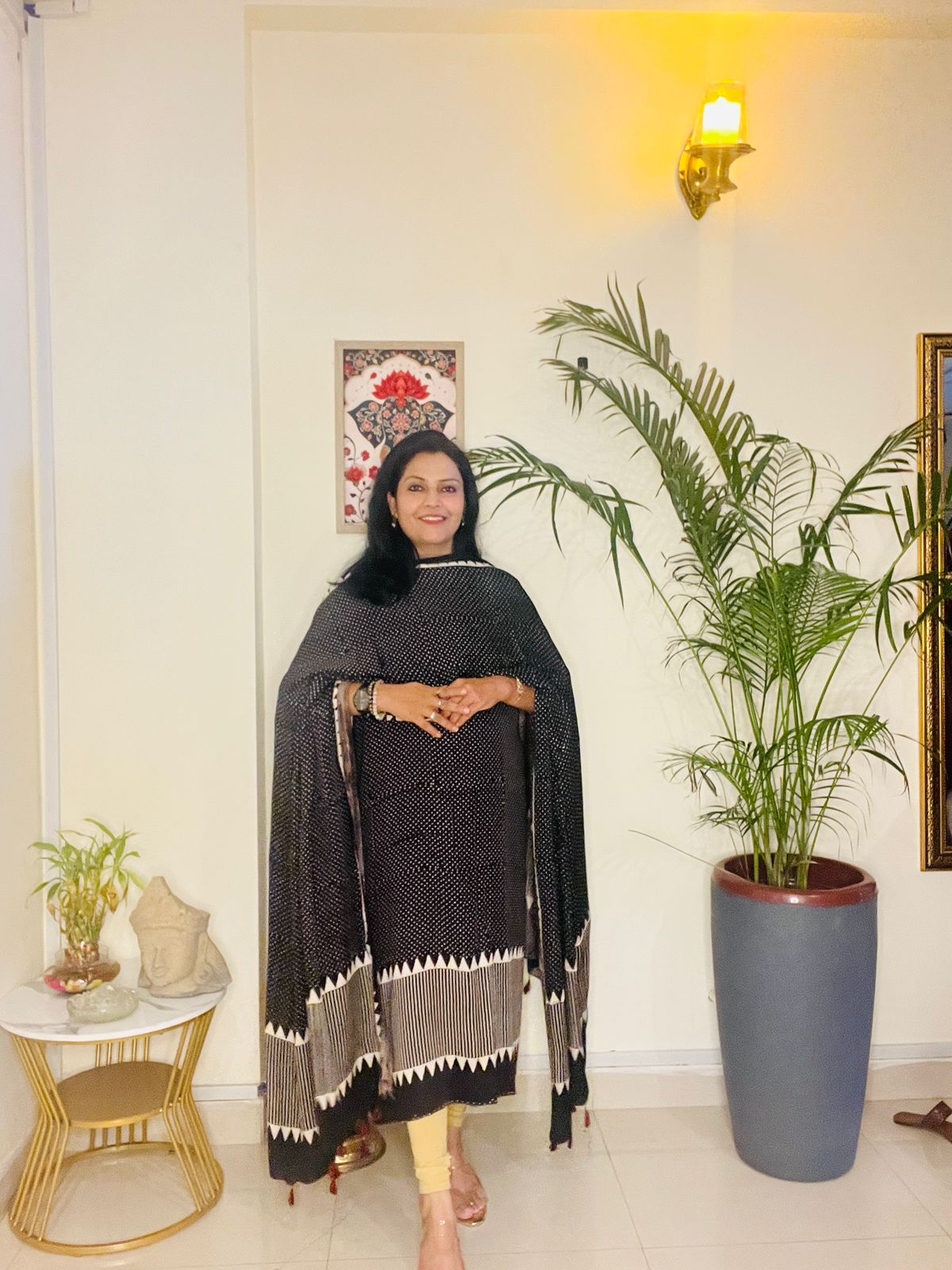 AJRAKH MODAL SILK SUIT