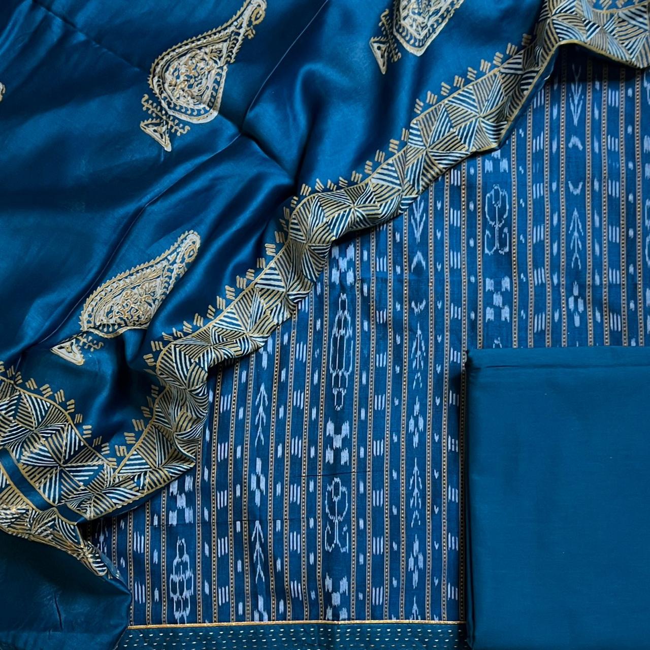 NUAPATNA HANDLOOM IKAT SUIT
