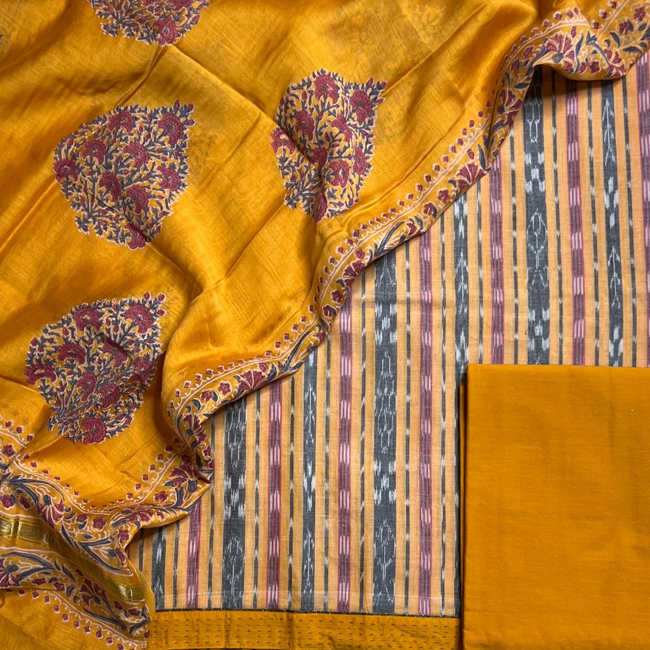 NUAPATNA HANDLOOM IKAT SUIT