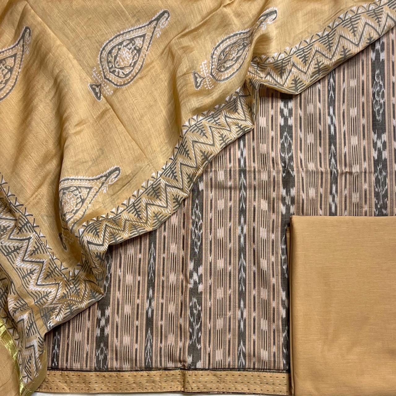 NUAPATNA HANDLOOM IKAT SUIT