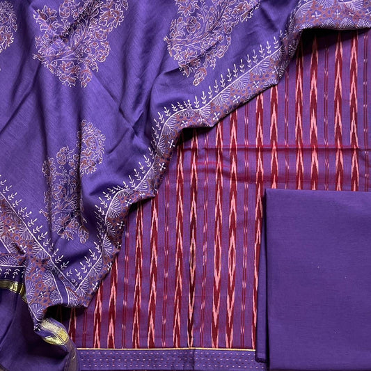NUAPATNA HANDLOOM IKAT SUIT