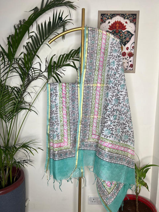 COTTON CHANDERI DUPATTA