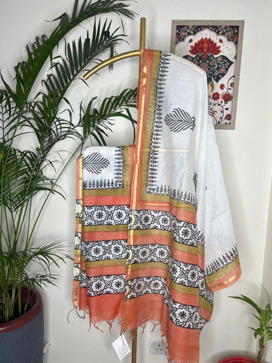 COTTON CHANDERI DUPATTA