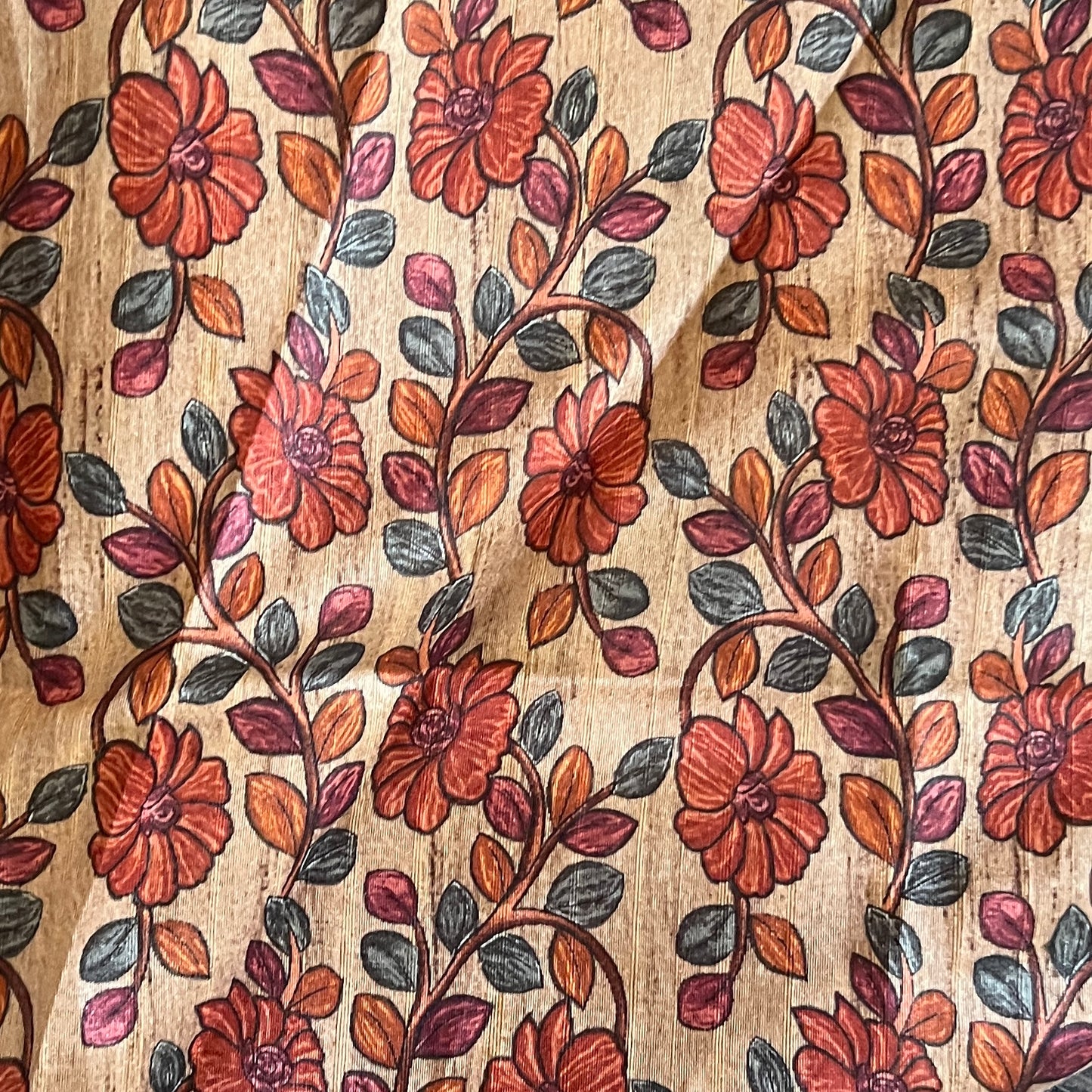 SEMI TUSSER BANDHANI SAREE