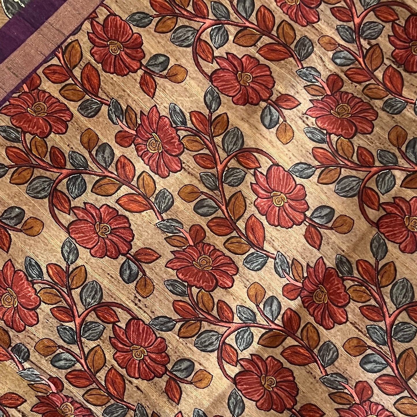 SEMI TUSSER BANDHANI SAREE