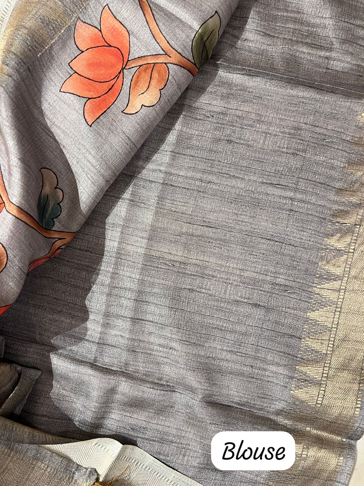 SEMI TUSSER SILK SAREE