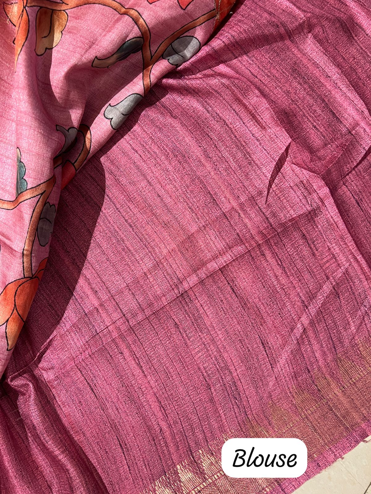 SEMI TUSSER SILK SAREE