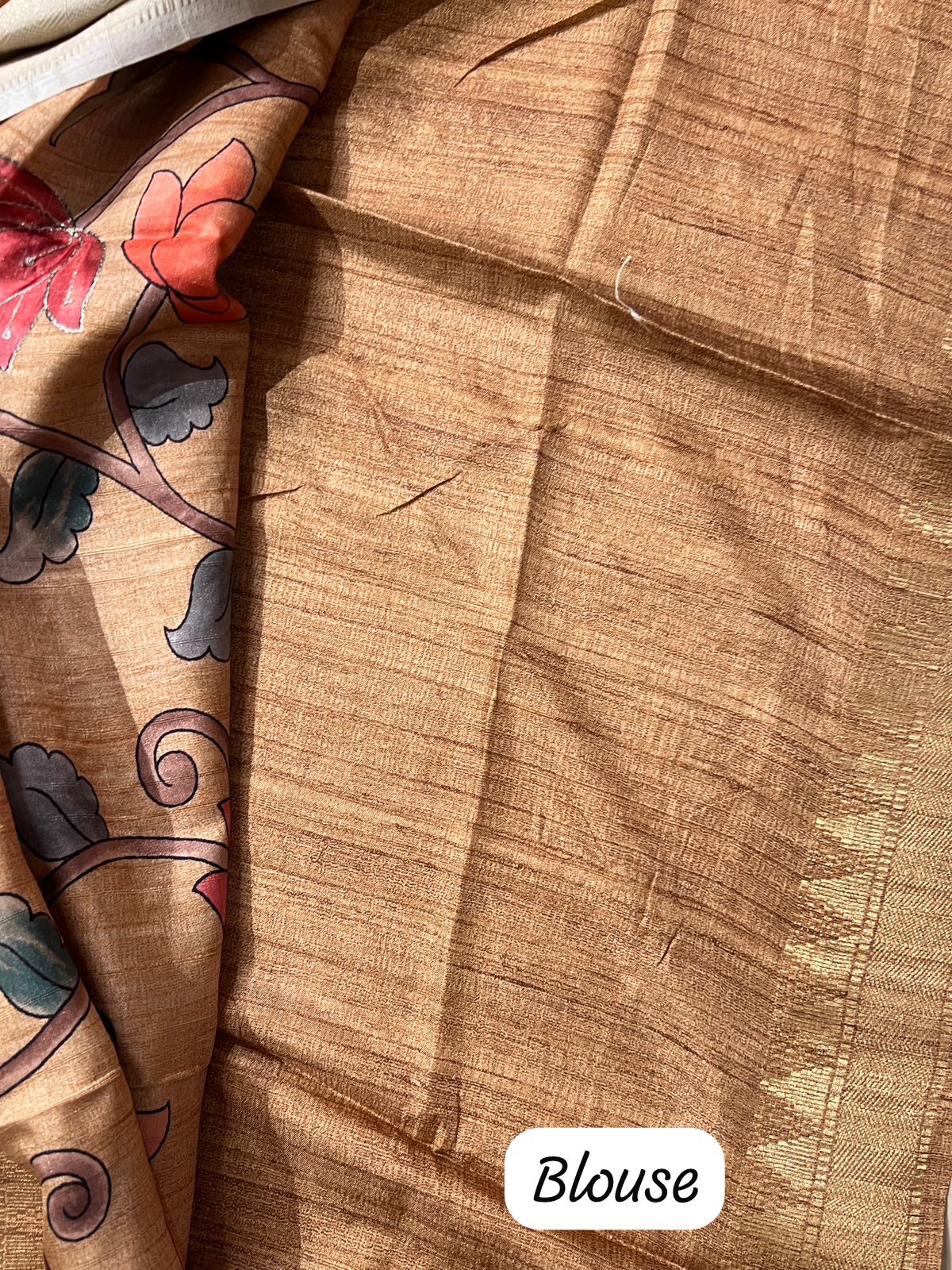SEMI TUSSER SILK SAREE