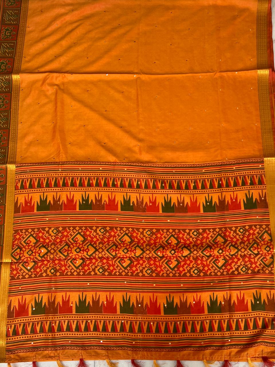 FINE SEMI TUSSER SAREE