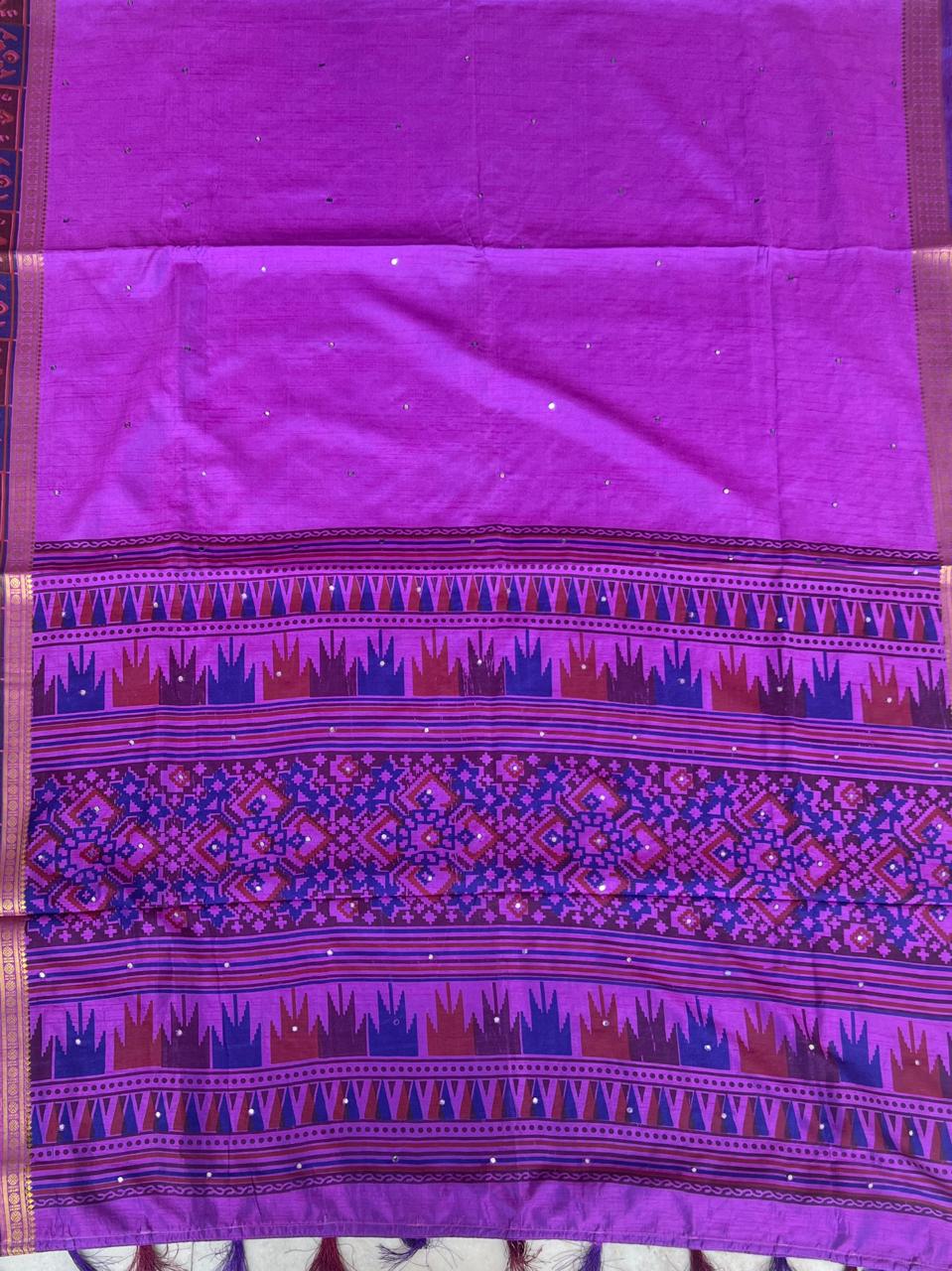 FINE SEMI TUSSER SAREE
