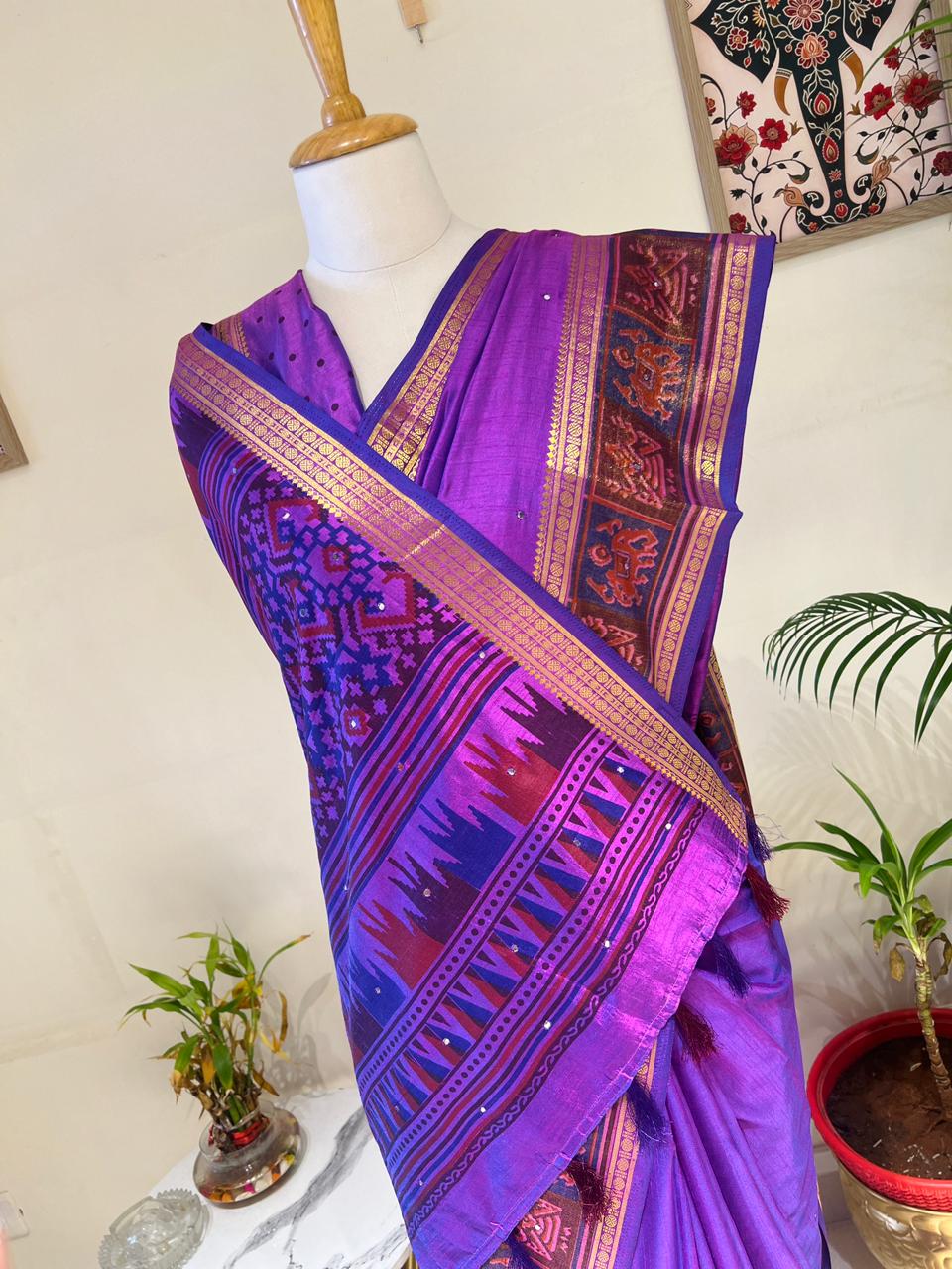 FINE SEMI TUSSER SAREE