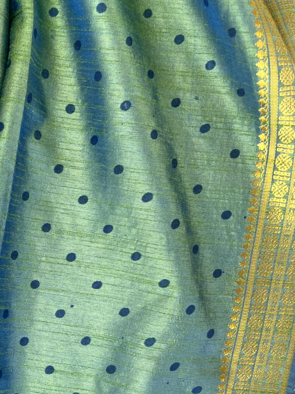 FINE SEMI TUSSER SAREE