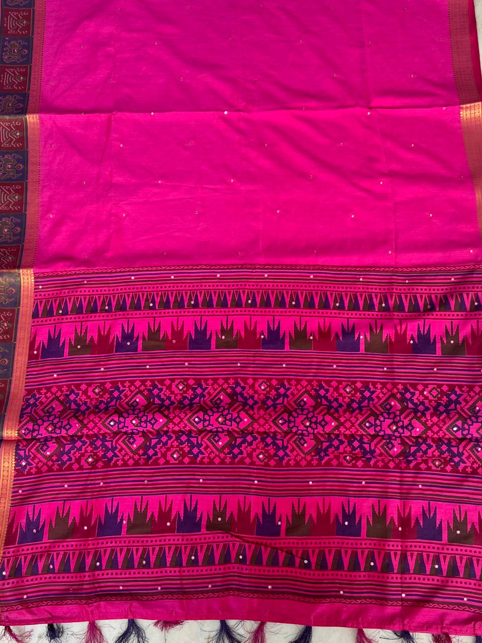 FINE SEMI TUSSER SAREE