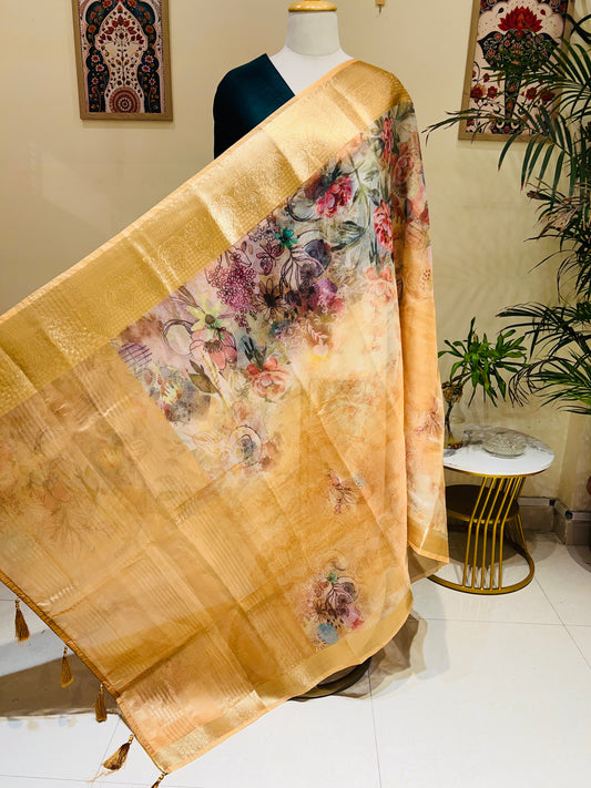 FINE ORGANZA SAREE (PH4443)