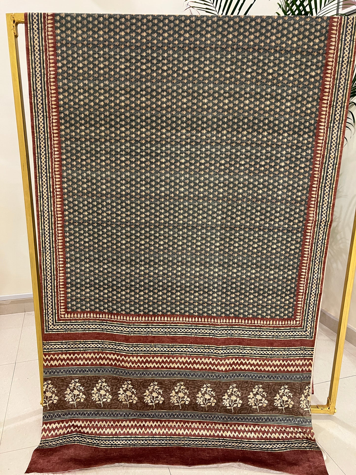 SEMI TUSSER SAREE (PH4453)