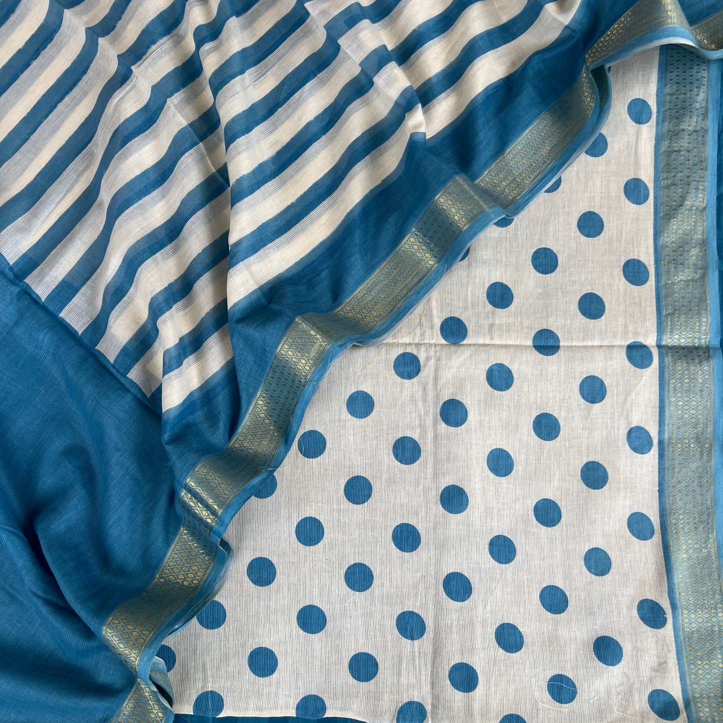 COTTON GEOMETRIC SUIT