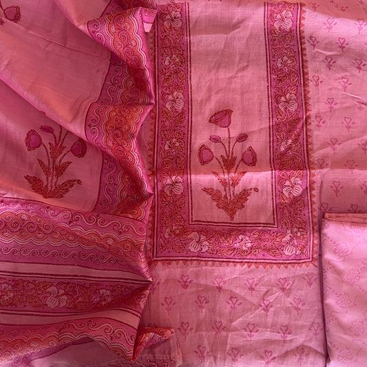 CHANDERI SILK SUIT