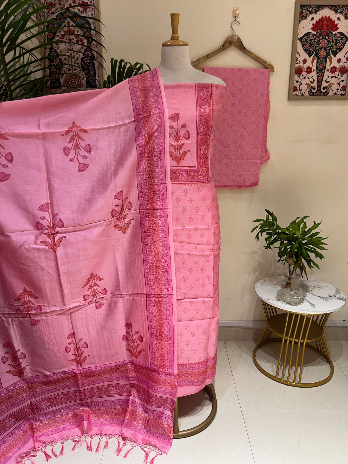 CHANDERI SILK SUIT