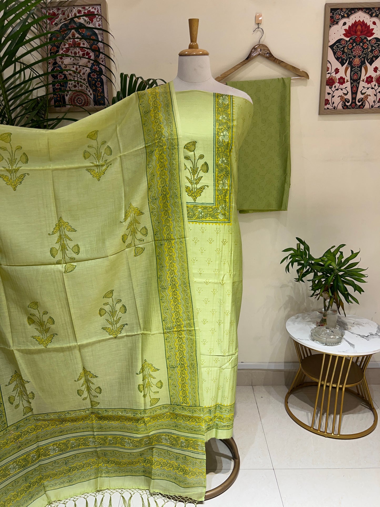 CHANDERI SILK SUIT