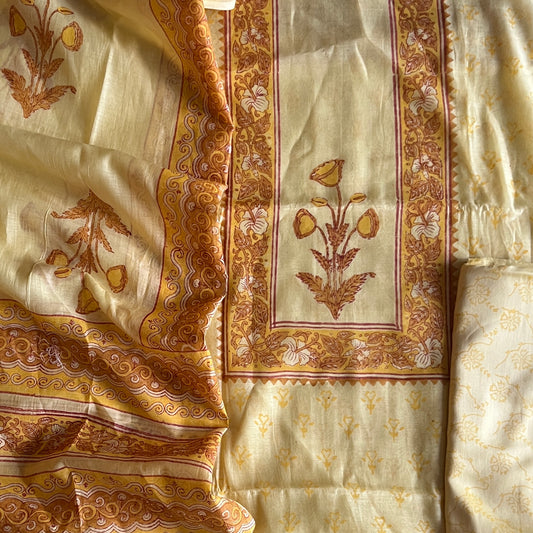 CHANDERI SILK SUIT
