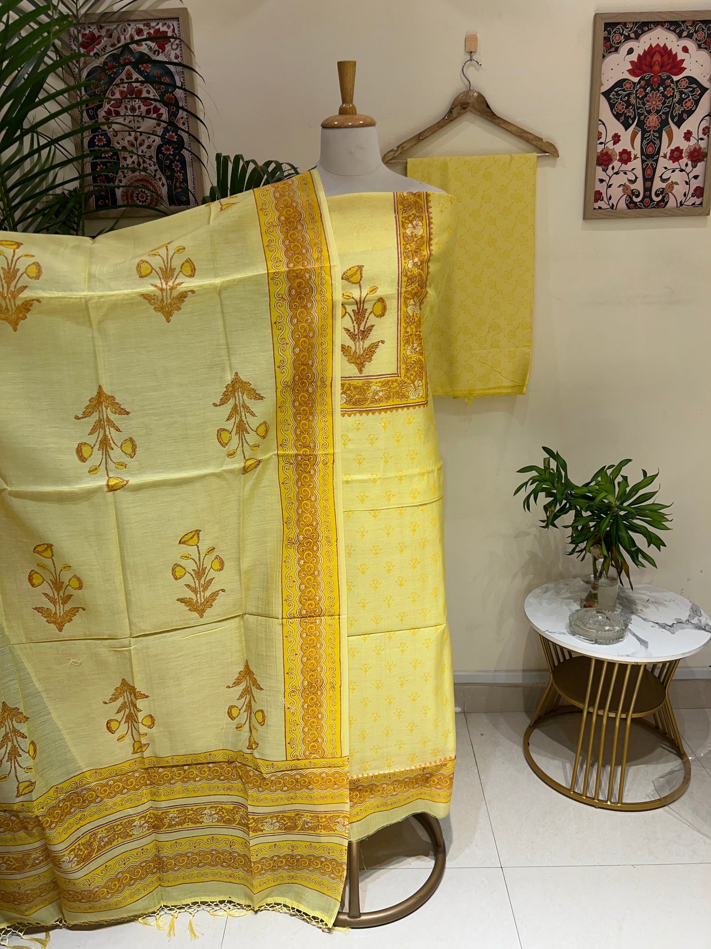 CHANDERI SILK SUIT