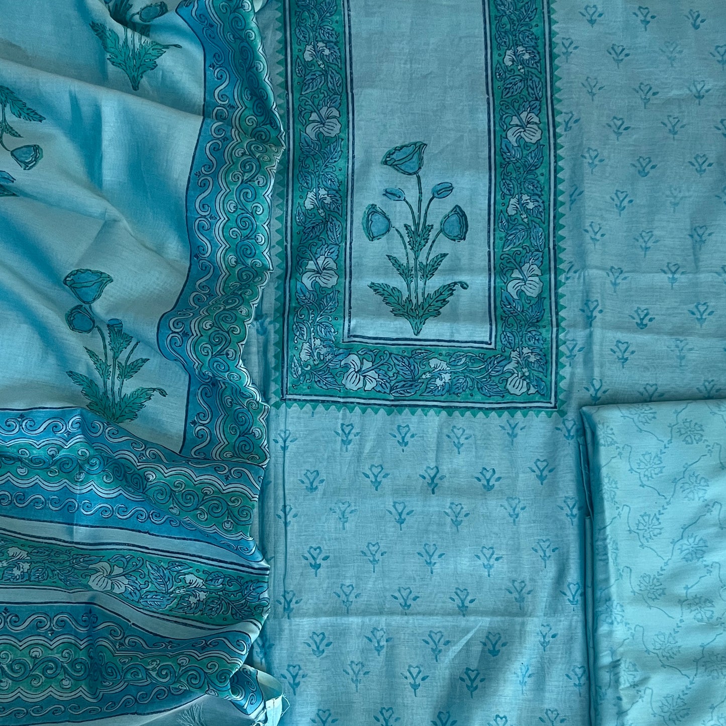 CHANDERI SILK SUIT