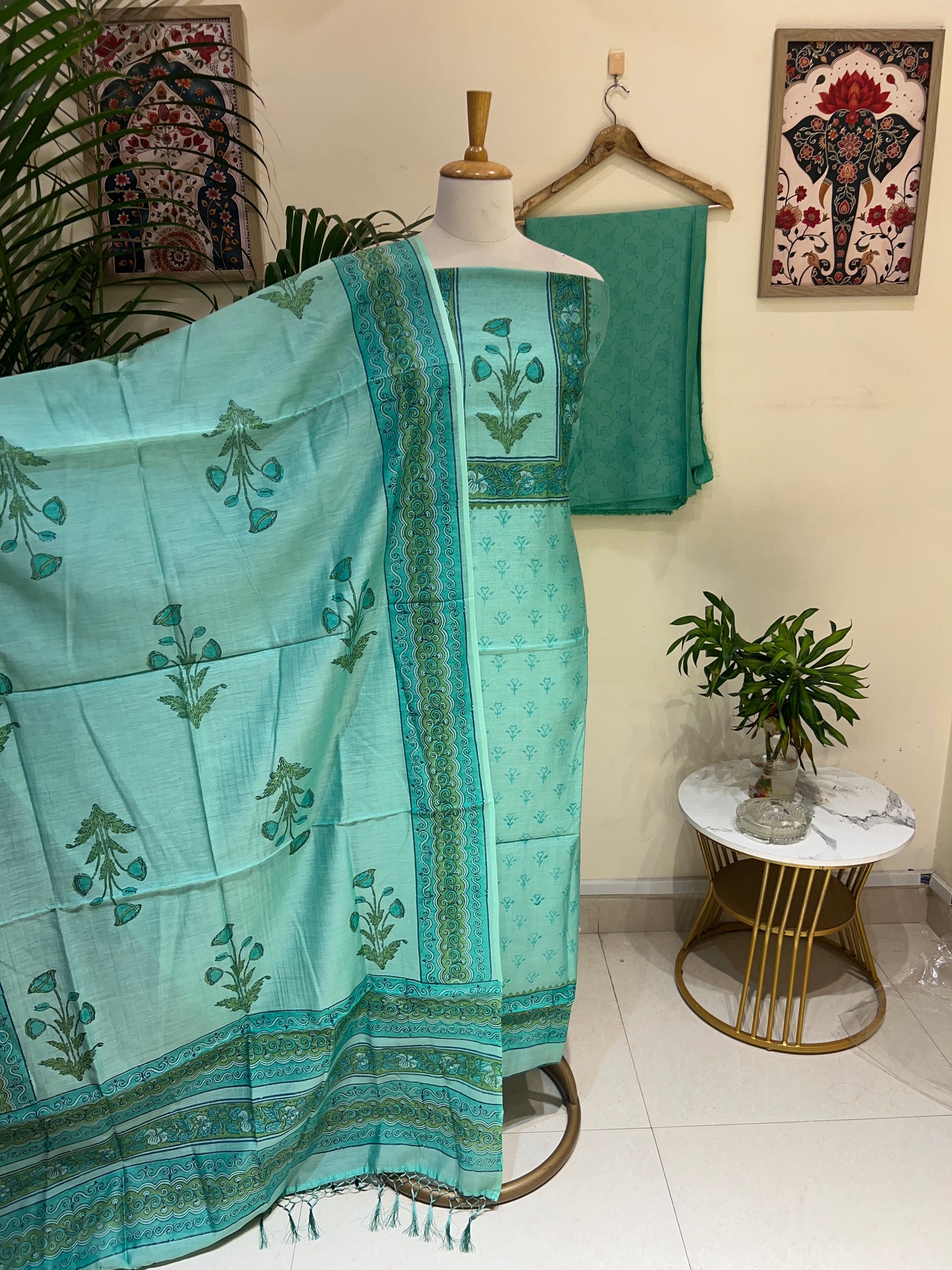 CHANDERI SILK SUIT