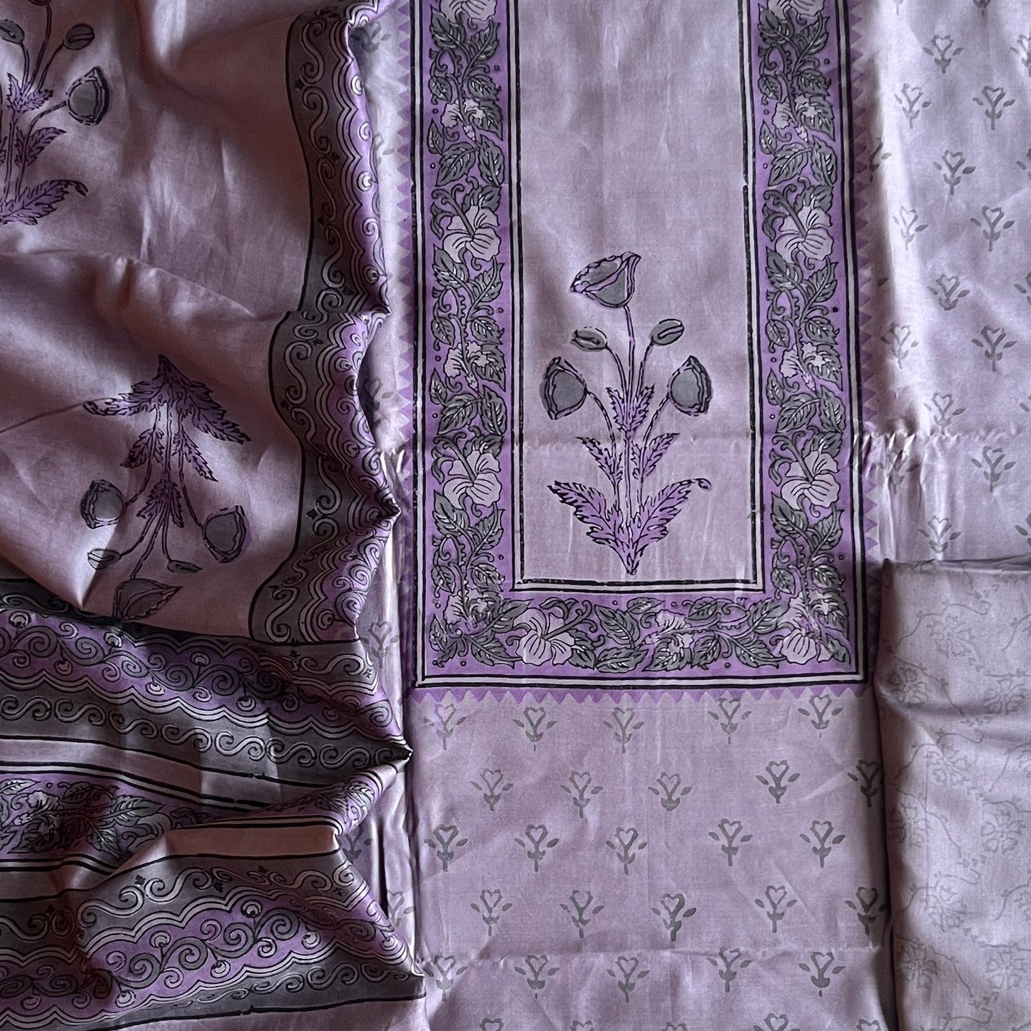 CHANDERI SILK SUIT