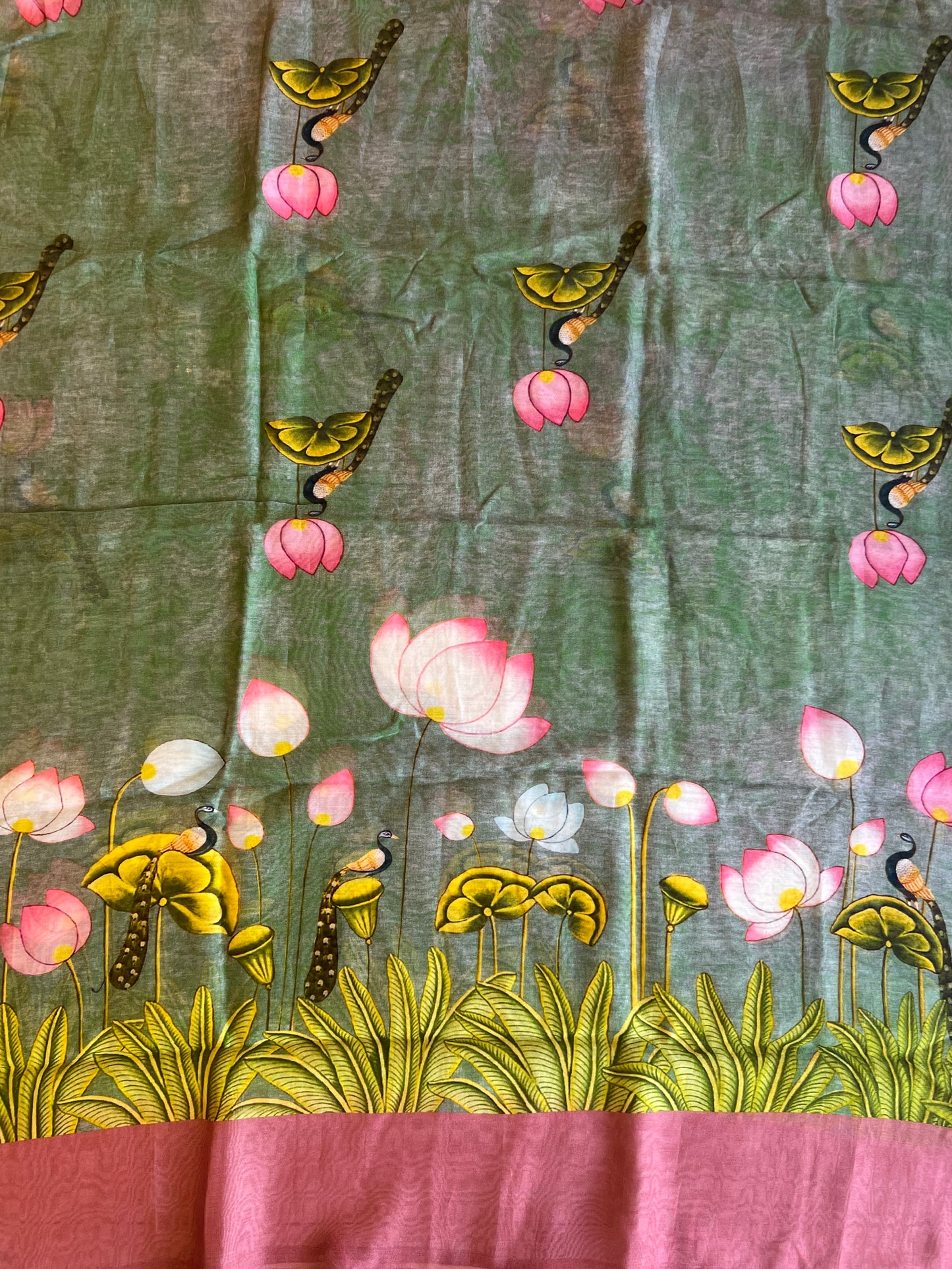 FINE CHANDERI SILK DUPATTA