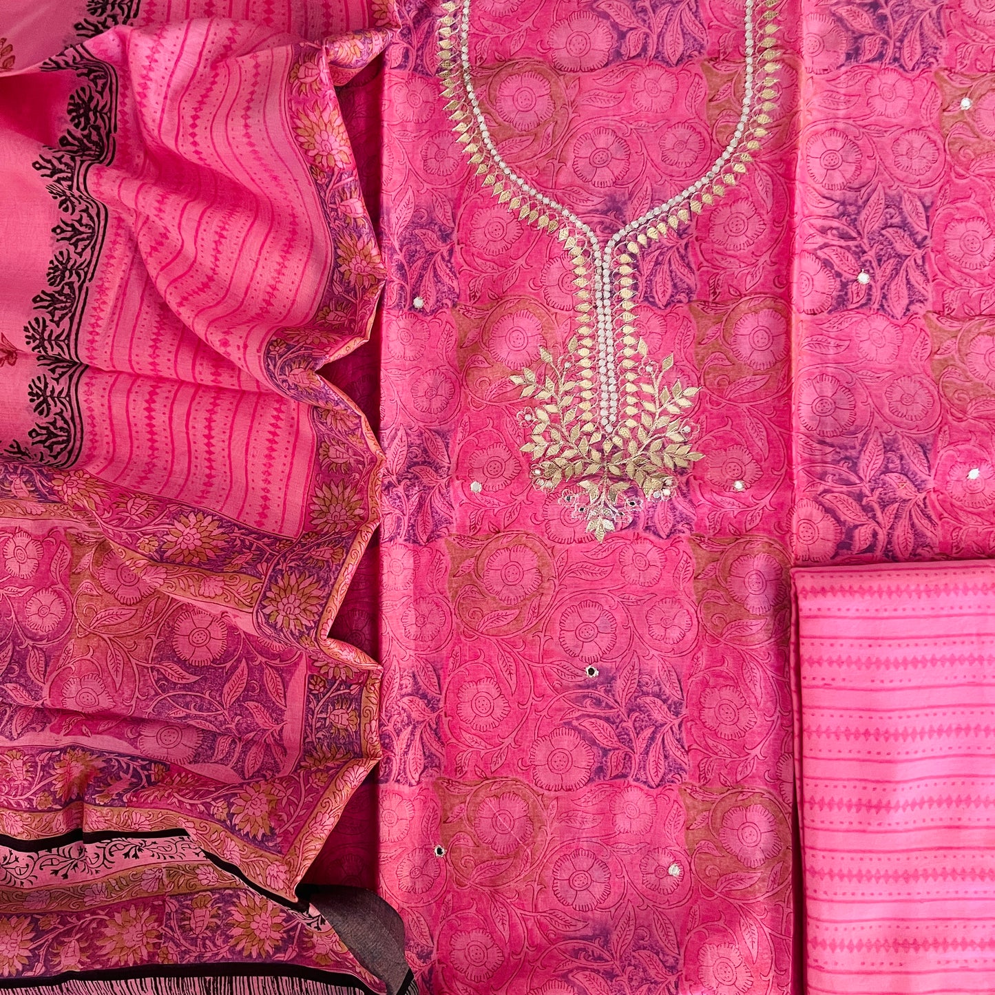 CHANDERI SILK SUIT